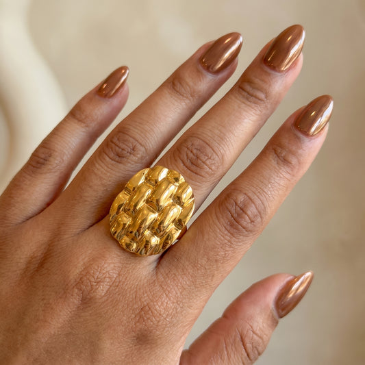 Luxe Chain Dome Ring