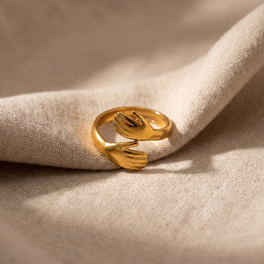 Golden Hug Ring