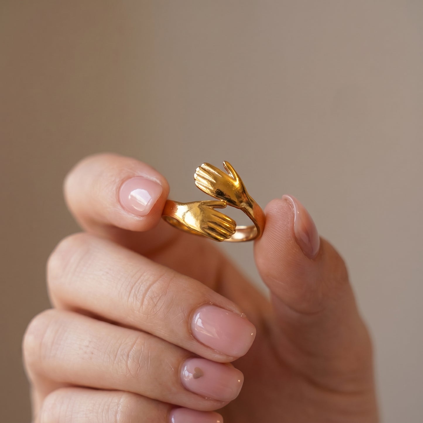Golden Hug Ring