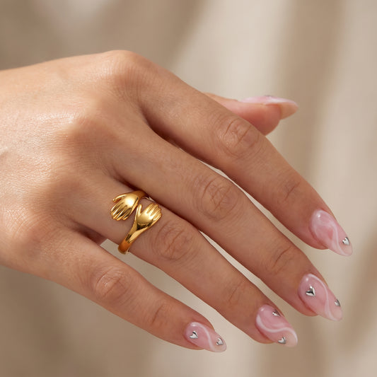 Golden Hug Ring