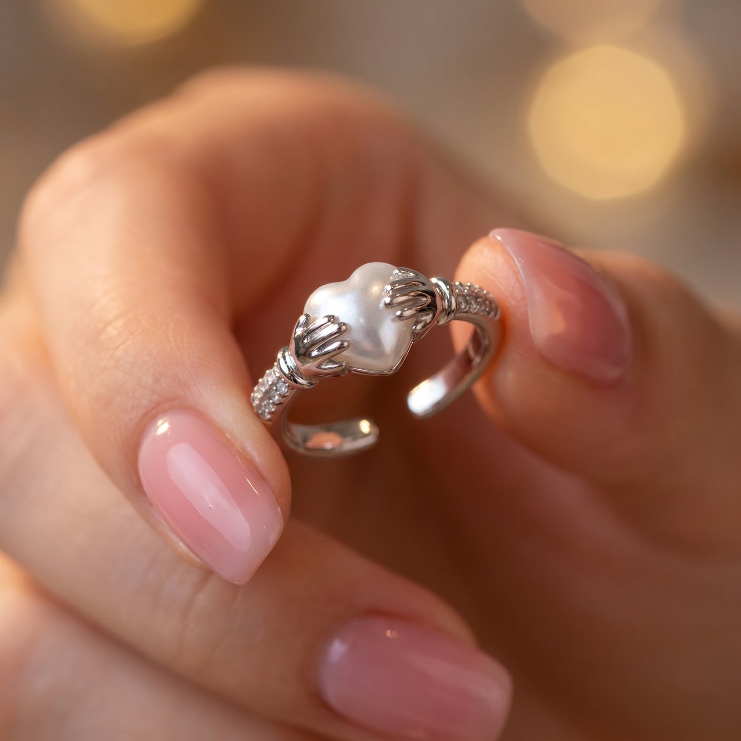 Pearl Hug Ring